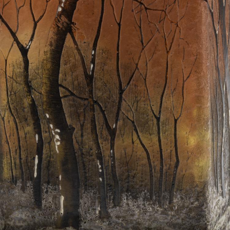 Bild 4 zu Objekt, Vase 'Cr&eacute;puscule neige' oder 'Paysage hiver', um 1906, Antonin Daum, Daum Fr&egrave;res, Nancy, 156B 124