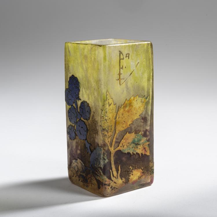 Bild 2 zu Objekt, 'M&ucirc;res en automne' vase, c. 1910, Antonin Daum, Daum Fr&egrave;res, Nancy, 156B 138