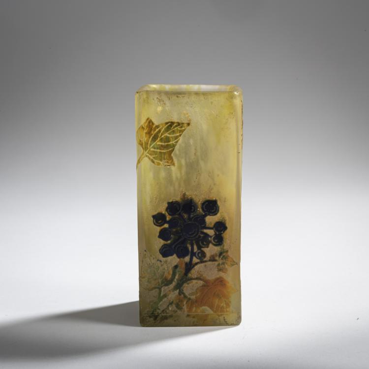 Bild 3 zu Objekt, Vase 'Je meurs o&ugrave; je m'attache', um 1910, Antonin Daum, Daum Fr&egrave;res, Nancy, 156B 139