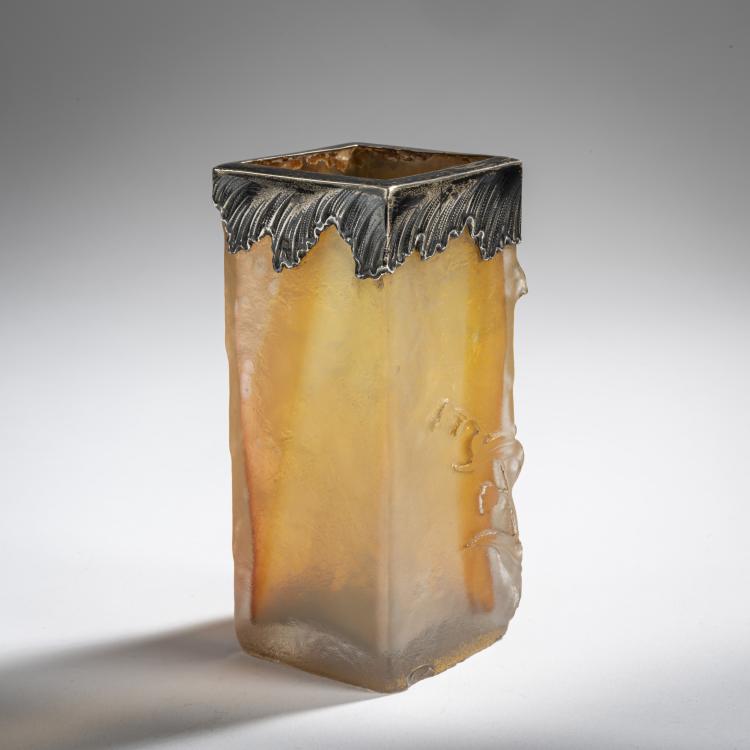 Bild 3 zu Objekt, Vase 'Muguet' mit Silbermontierung, 1893, Antonin Daum, Daum Fr&egrave;res, Nancy, 156B 92