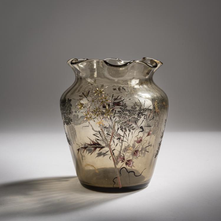 Hauptbild zu Objekt, Vase, c. 1886, Emile Gall&eacute;, Gall&eacute;, &Eacute;mile, Nancy, 156B 182