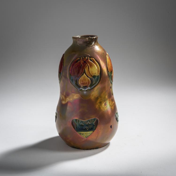 Bild 2 zu Objekt, Vase, c. 1900, Zsolnay, Vilmos, P&eacute;cs, 156C 644