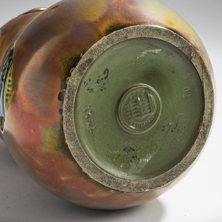 Bild 4 zu Objekt, Vase, c. 1900, Zsolnay, Vilmos, P&eacute;cs, 156C 644