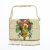 Flap bag with flower arrangement, c. 1910