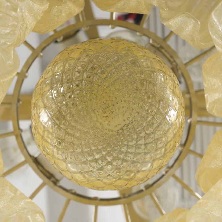 Bild 1 zu Objekt, Ceiling light, c. 1960, Venini & C., Murano (zugeschrieben), 157B 463