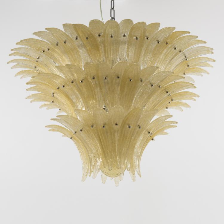 Bild 4 zu Objekt, Ceiling light, c. 1960, Venini & C., Murano (zugeschrieben), 157B 463