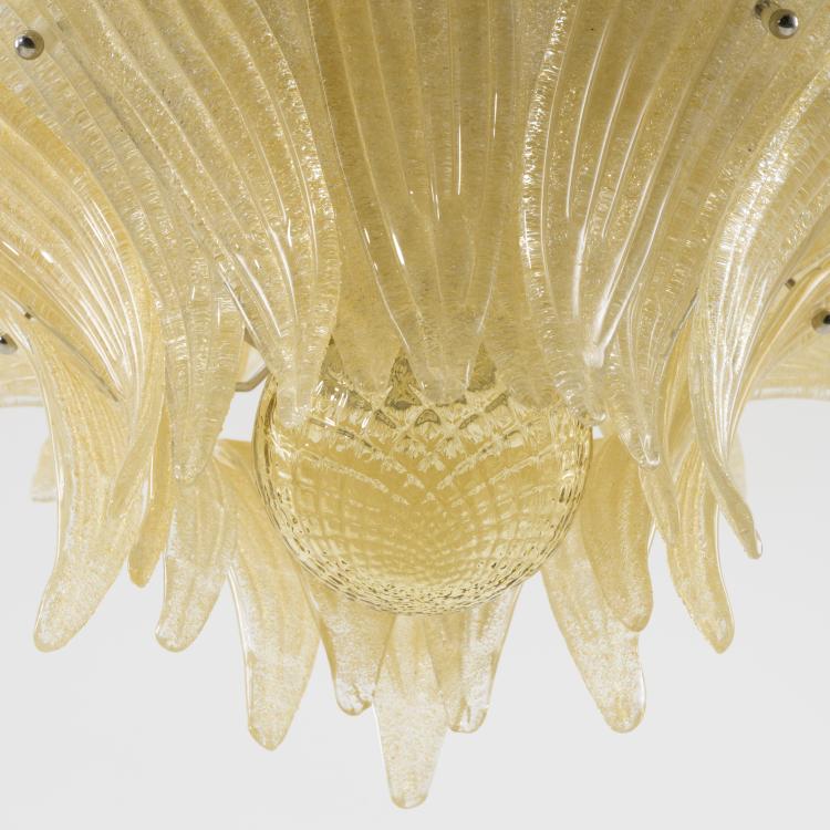 Bild 5 zu Objekt, Ceiling light, c. 1960, Venini & C., Murano (zugeschrieben), 157B 463