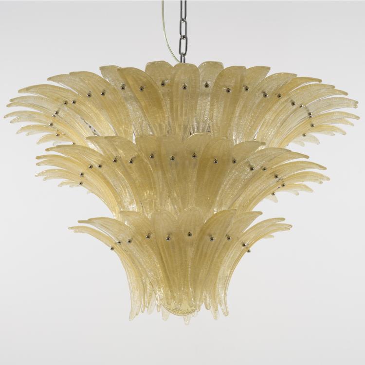 Bild 6 zu Objekt, Ceiling light, c. 1960, Venini & C., Murano (zugeschrieben), 157B 463