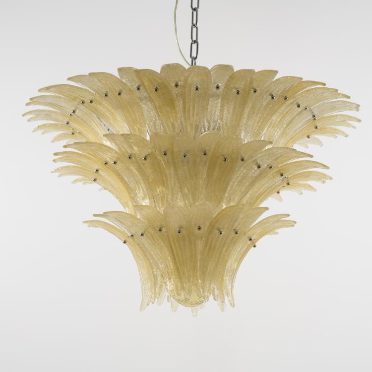 Bild 7 zu Objekt, Ceiling light, c. 1960, Venini & C., Murano (zugeschrieben), 157B 463