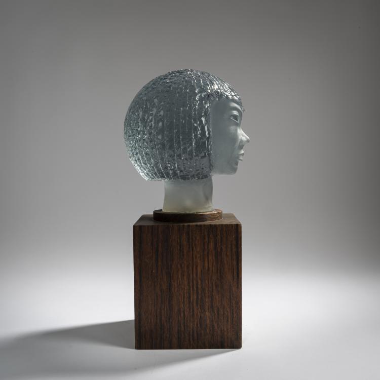 Bild 2 zu Objekt, Untitled (Inuit), 1967, Rune Strand, Glash&uuml;tte Str&ouml;mberg, Sm&aring;land, Schweden, 157C 758