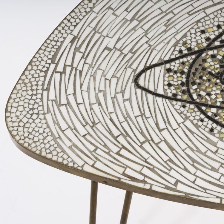 Bild 2 zu Objekt, Mosaiktisch, 1950er Jahre, Berthold M&uuml;ller (zugeschrieben), M&uuml;ller, Berthold, &Ouml;rlinghausen (zugeschrieben), 155B 456