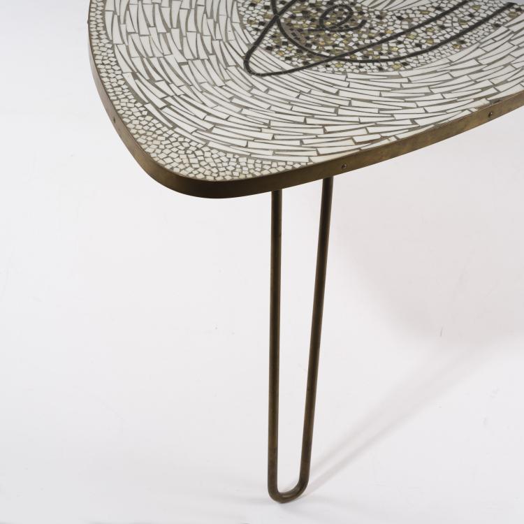 Bild 3 zu Objekt, Mosaiktisch, 1950er Jahre, Berthold M&uuml;ller (zugeschrieben), M&uuml;ller, Berthold, &Ouml;rlinghausen (zugeschrieben), 155B 456