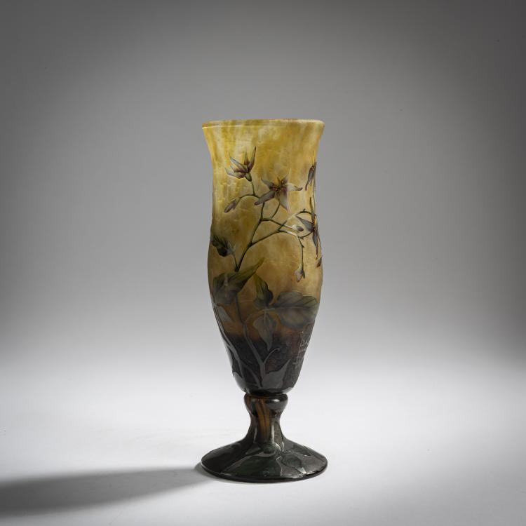 Bild 1 zu Objekt, 'Solan&eacute;es' vase, 1910-15, Antonin Daum, Daum Fr&egrave;res, Nancy, 156B 133