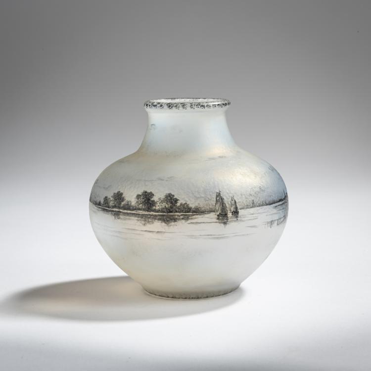 Bild 2 zu Objekt, Vase 'Paysage Delft', 1899, Antonin Daum, Daum Fr&egrave;res, Nancy, 156B 104