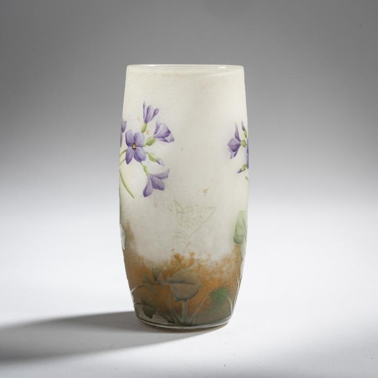 Bild 3 zu Objekt, 'Fleurs de Lin' vase, c. 1905, Antonin Daum, Daum Fr&egrave;res, Nancy, 156B 120