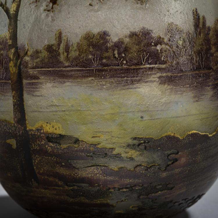 Bild 4 zu Objekt, 'Paysage en automne' vase, 1905-10, Antonin Daum, Daum Fr&egrave;res, Nancy, 156B 119