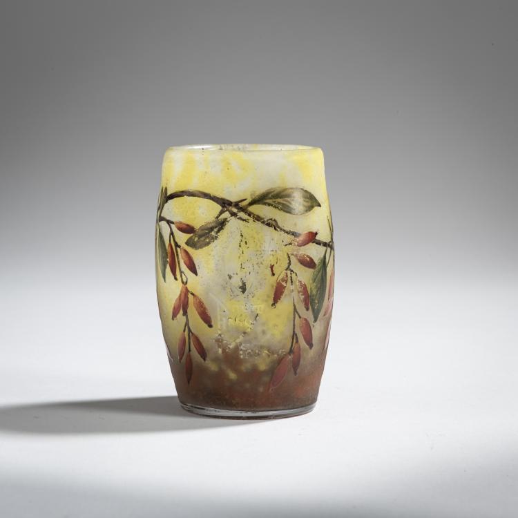 Bild 2 zu Objekt, Kleine Vase 'Epine Vinette', um 1910, Antonin Daum, Daum Fr&egrave;res, Nancy, 156B 142