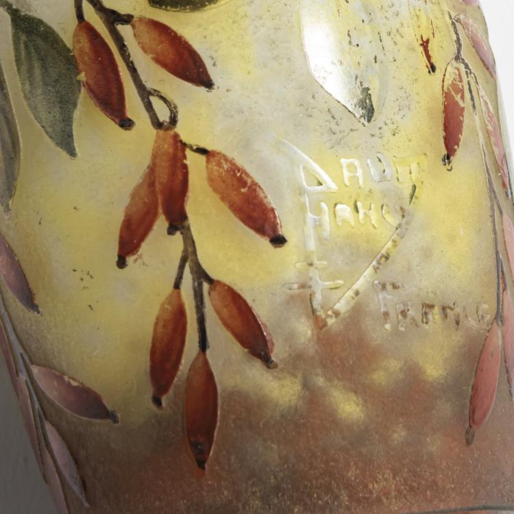 Bild 3 zu Objekt, Kleine Vase 'Epine Vinette', um 1910, Antonin Daum, Daum Fr&egrave;res, Nancy, 156B 142