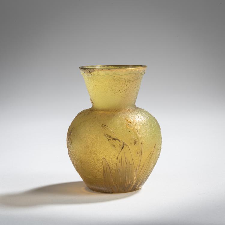 Bild 1 zu Objekt, Small 'Muguet' vase, c. 1893, Antonin Daum, Daum Fr&egrave;res, Nancy, 156B 93