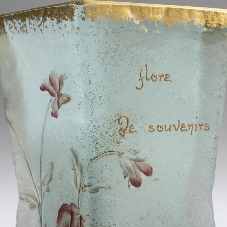 Bild 3 zu Objekt, Vase 'Flore de Souvenirs', um 1895, Antonin Daum, Daum Fr&egrave;res, Nancy, 156B 98