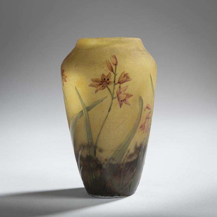 Bild 2 zu Objekt, 'Montbretias' vase, 1905-10, Henri Berg&eacute;,Antonin Daum, Daum Fr&egrave;res, Nancy, 156B 116