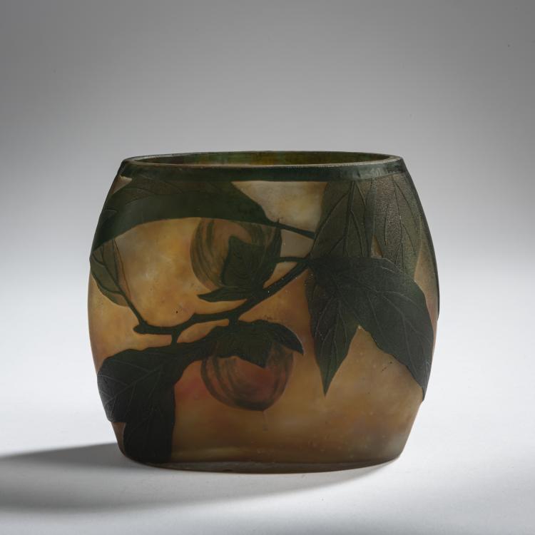 Hauptbild zu Objekt, Vase 'Plaqueminier du Japon' bzw. 'Kaki', 1912, Antonin Daum, Daum Fr&egrave;res, Nancy, 156B 156