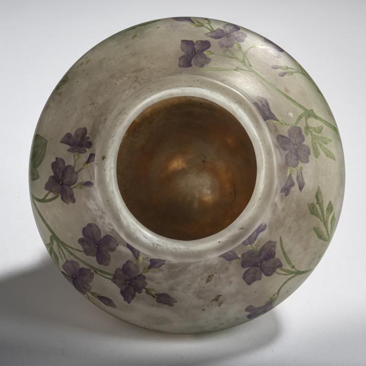 Bild 4 zu Objekt, Vase 'Fleurs de Lin', um 1905, Antonin Daum, Daum Fr&egrave;res, Nancy, 156B 121