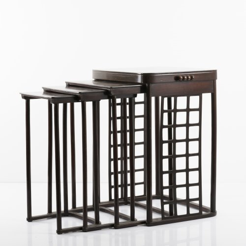 Four '986' nesting tables, c. 1905