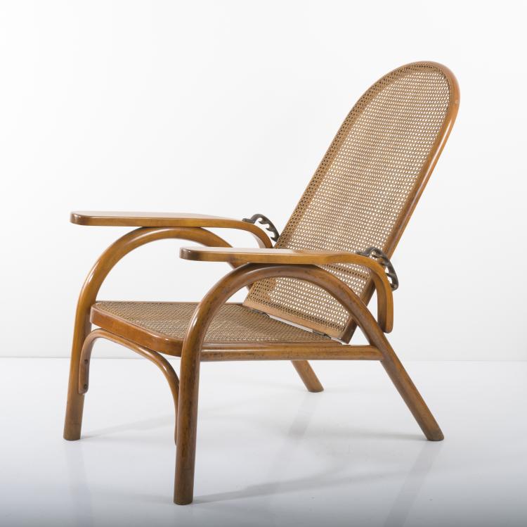 Bild 3 zu Objekt, Deck chair 'Morris', 1904, Otto Prutscher, Thonet, Wien, 156C 532