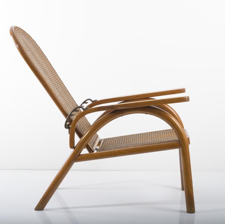 Bild 4 zu Objekt, Deck chair 'Morris', 1904, Otto Prutscher, Thonet, Wien, 156C 532