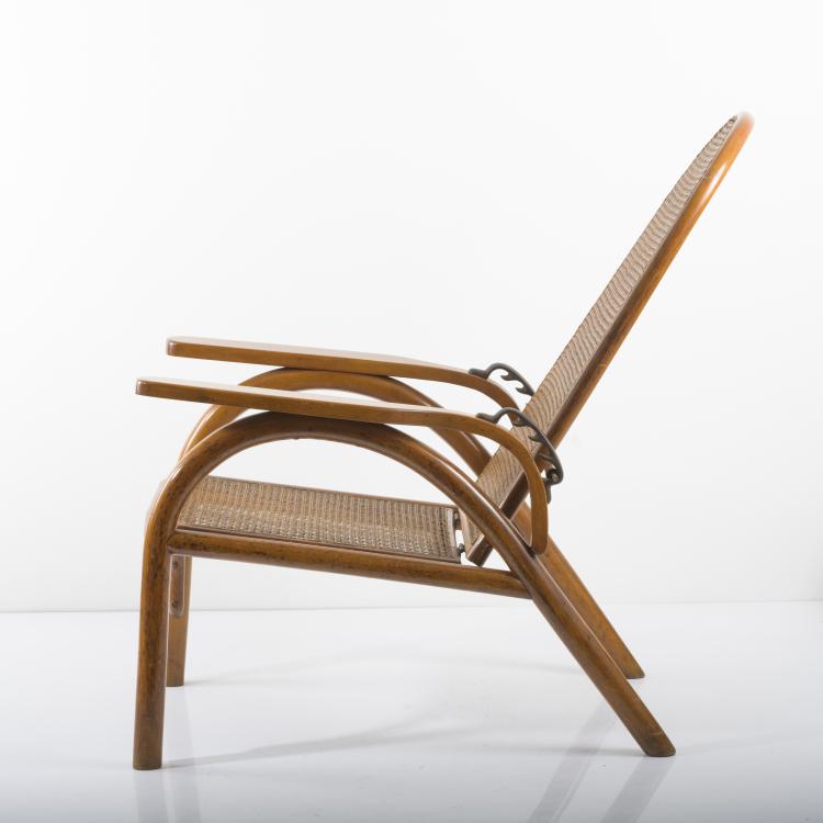 Bild 5 zu Objekt, Deck chair 'Morris', 1904, Otto Prutscher, Thonet, Wien, 156C 532