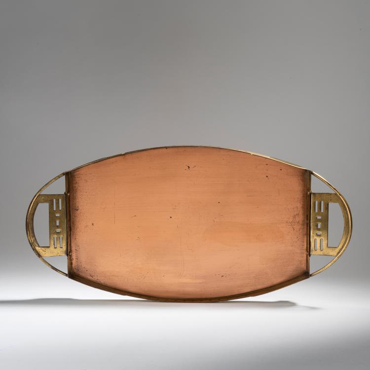 Hauptbild zu Objekt, Tray, c. 1900, Gustave Serrurier-Bovy, Serrurier-Bovy, Gustave, 156C 571