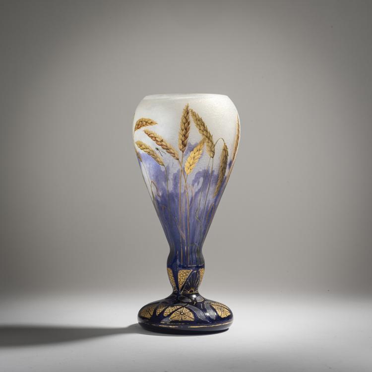 Bild 2 zu Objekt, Seltene Vase 'Bl&eacute;s', um 1898, Antonin Daum, Daum Fr&egrave;res, Nancy, 156B 103