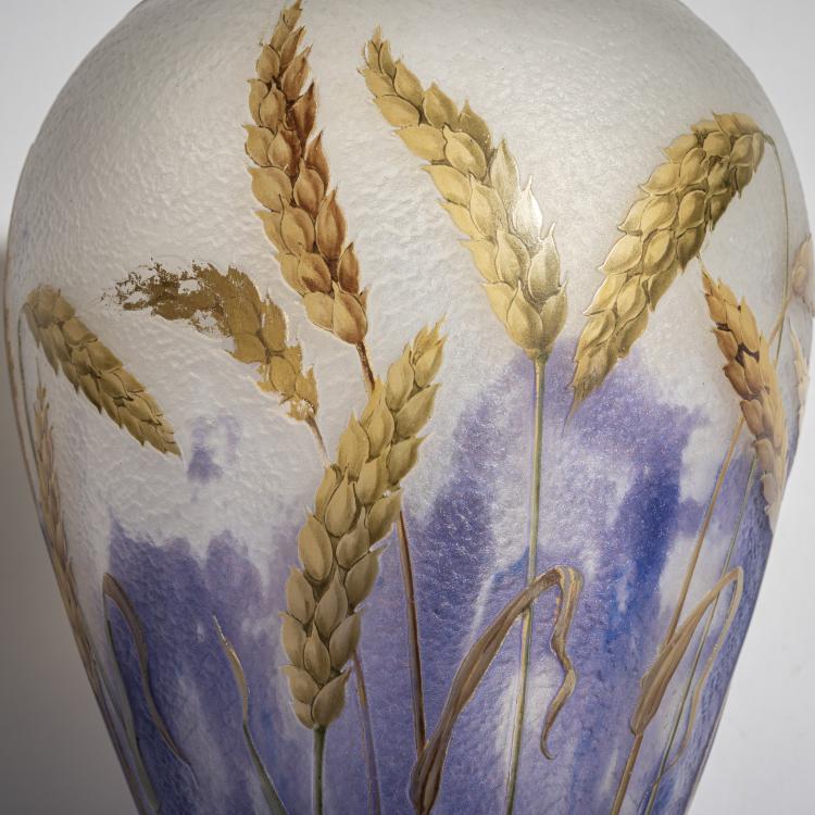 Bild 4 zu Objekt, Seltene Vase 'Bl&eacute;s', um 1898, Antonin Daum, Daum Fr&egrave;res, Nancy, 156B 103