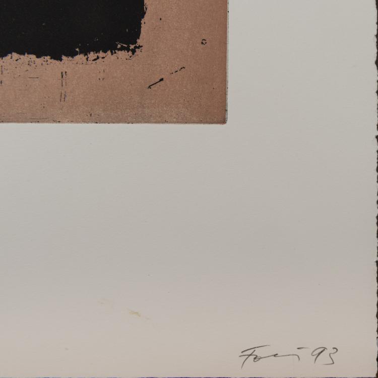 Bild 1 zu Objekt, Untitled (2 sheets of color etchings), 1993, G&uuml;nther F&ouml;rg, 157C 677