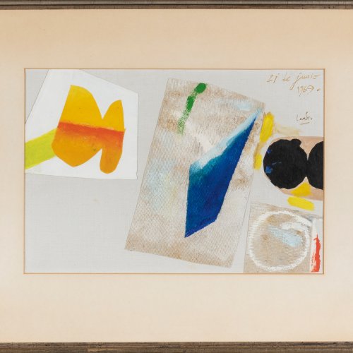 Ohne Titel (Abstrakte Collage), 1969