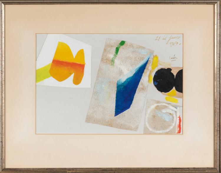 Hauptbild zu Objekt, Untitled (abstract collage), 1969, Hans Laabs, 157C 707