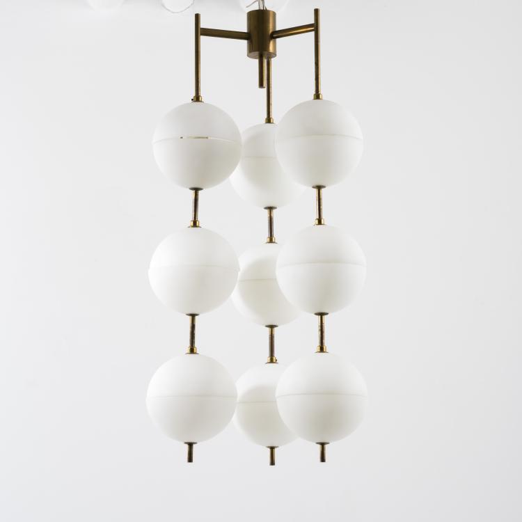 Bild 2 zu Objekt, Large ceiling lamp, c. 1958, Angelo Lelli (attributed), Arredoluce, Monza (zugeschrieben), 157B 341