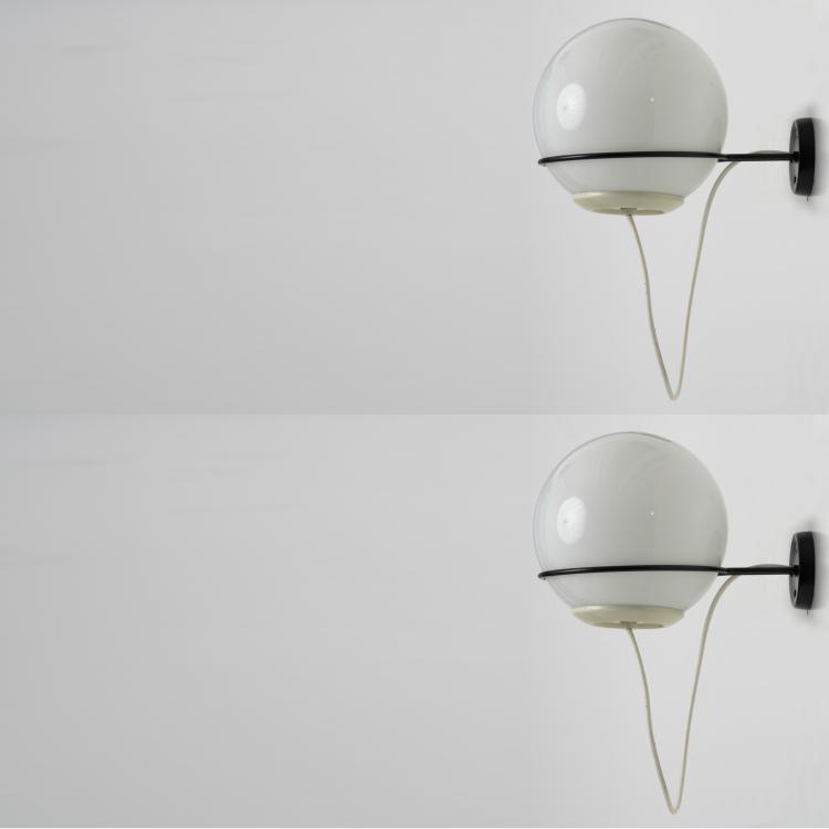 Hauptbild zu Objekt, Zwei Wandleuchten '237/1', 1960, Gino Sarfatti, Arteluce, Mailand, 157B 422