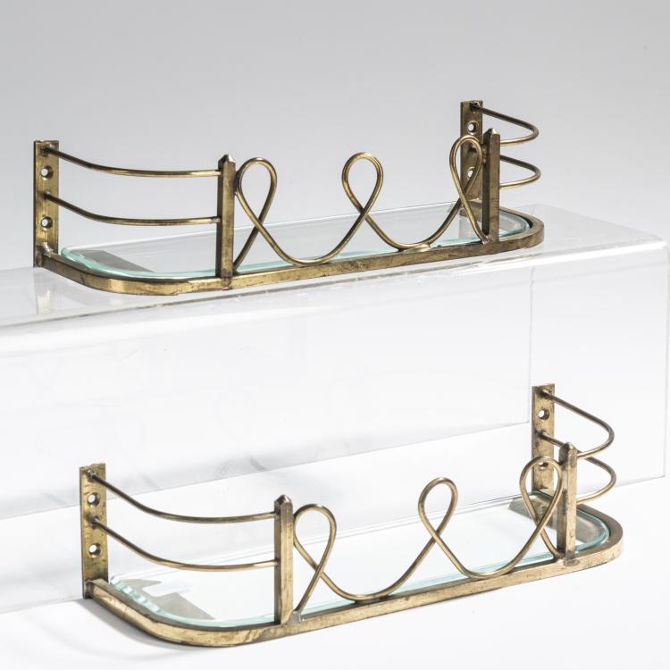 Bild 1 zu Objekt, 2 small bathroom shelves, c. 1949, Italien, 157B 395