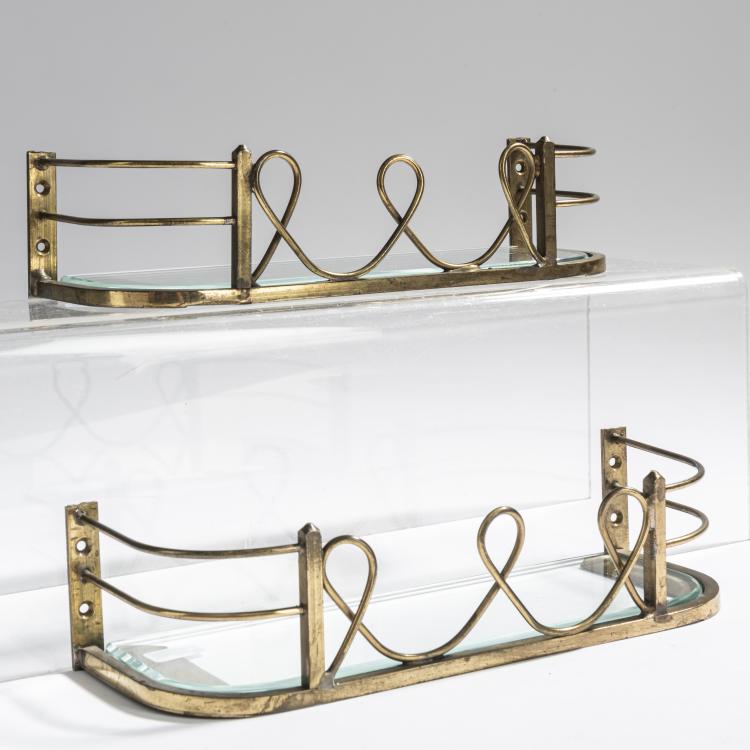 Bild 3 zu Objekt, 2 small bathroom shelves, c. 1949, Italien, 157B 395