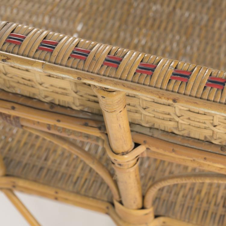 Bild 7 zu Objekt, Bench, 2 armchairs, table, flower stand, 1940s, Italien, 157B 249