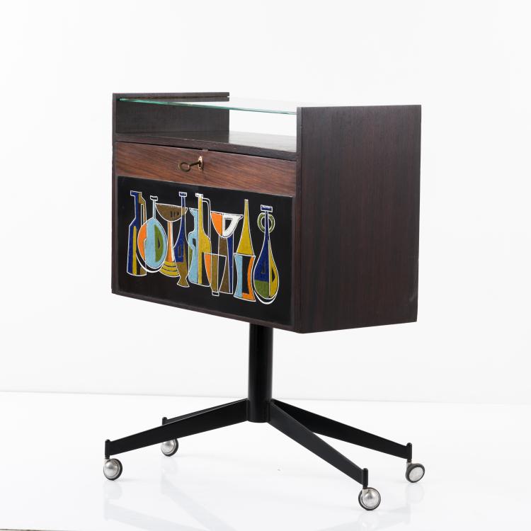 Bild 8 zu Objekt, Small dry bar on casters, 1950s, Italien, 157B 306