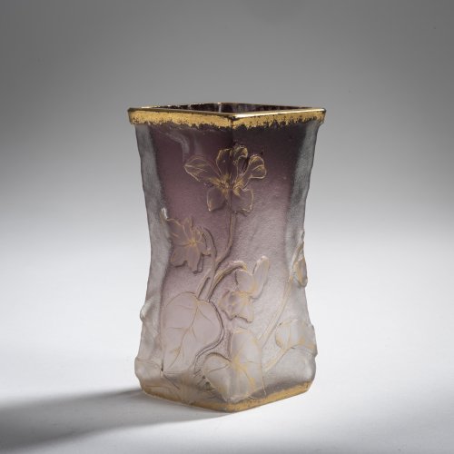 Kleine Vase 'Violettes', um 1895