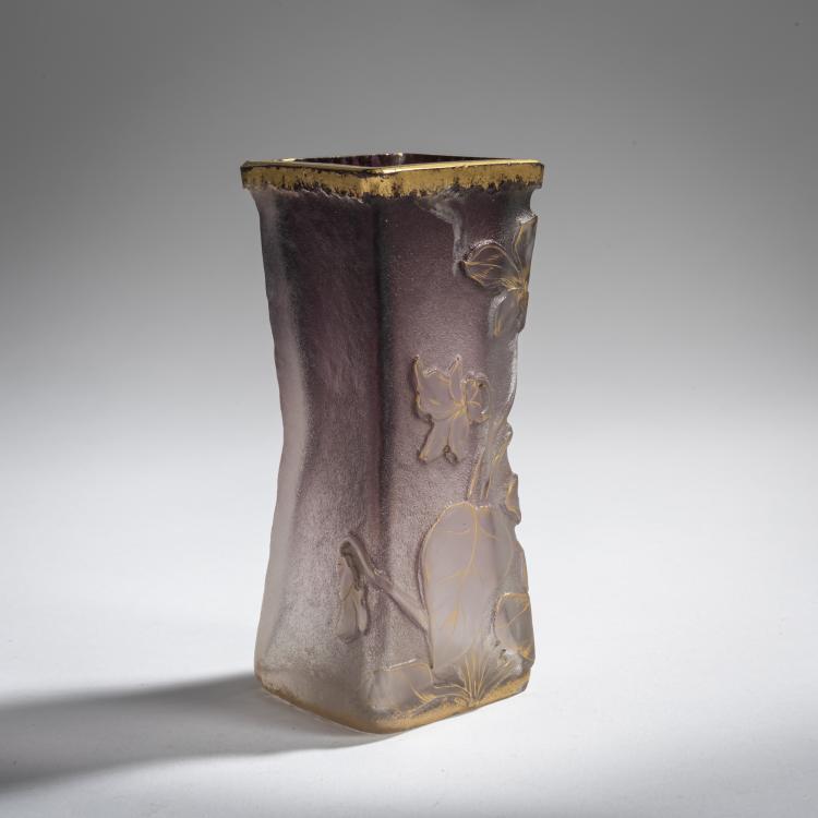 Bild 2 zu Objekt, Kleine Vase 'Violettes', um 1895, Antonin Daum, Daum Fr&egrave;res, Nancy, 156B 100
