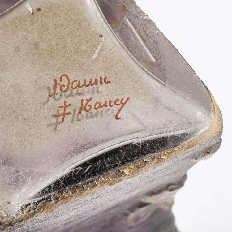 Bild 3 zu Objekt, Kleine Vase 'Violettes', um 1895, Antonin Daum, Daum Fr&egrave;res, Nancy, 156B 100