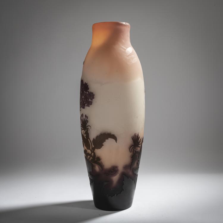 Bild 2 zu Objekt, Tall 'G&eacute;raniums' vase, 1905-08, Emile Gall&eacute;, Gall&eacute;, &Eacute;tablissements, Nancy, 156B 190