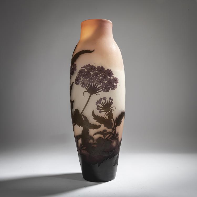 Bild 3 zu Objekt, Tall 'G&eacute;raniums' vase, 1905-08, Emile Gall&eacute;, Gall&eacute;, &Eacute;tablissements, Nancy, 156B 190