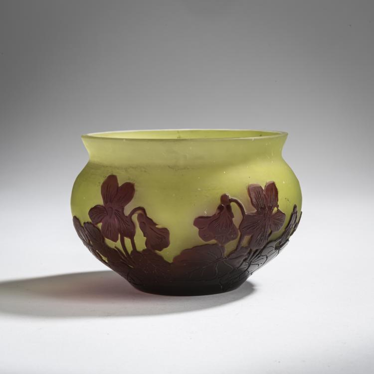 Bild 1 zu Objekt, 'Violettes' vase, 1920-36, Emile Gall&eacute;, Gall&eacute;, &Eacute;tablissements, Nancy, 156B 228