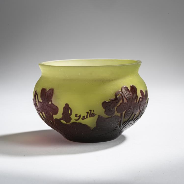 Bild 2 zu Objekt, 'Violettes' vase, 1920-36, Emile Gall&eacute;, Gall&eacute;, &Eacute;tablissements, Nancy, 156B 228
